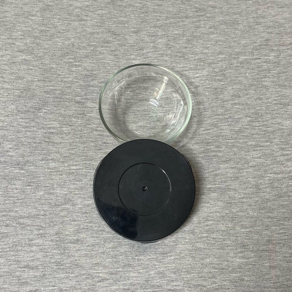 Pyrex Round 4 Inch Clear Glass Dish with Lid